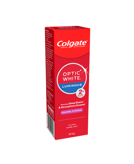 Optic White Luminous Enamel Strong Teeth Whitening Toothpaste, 85g