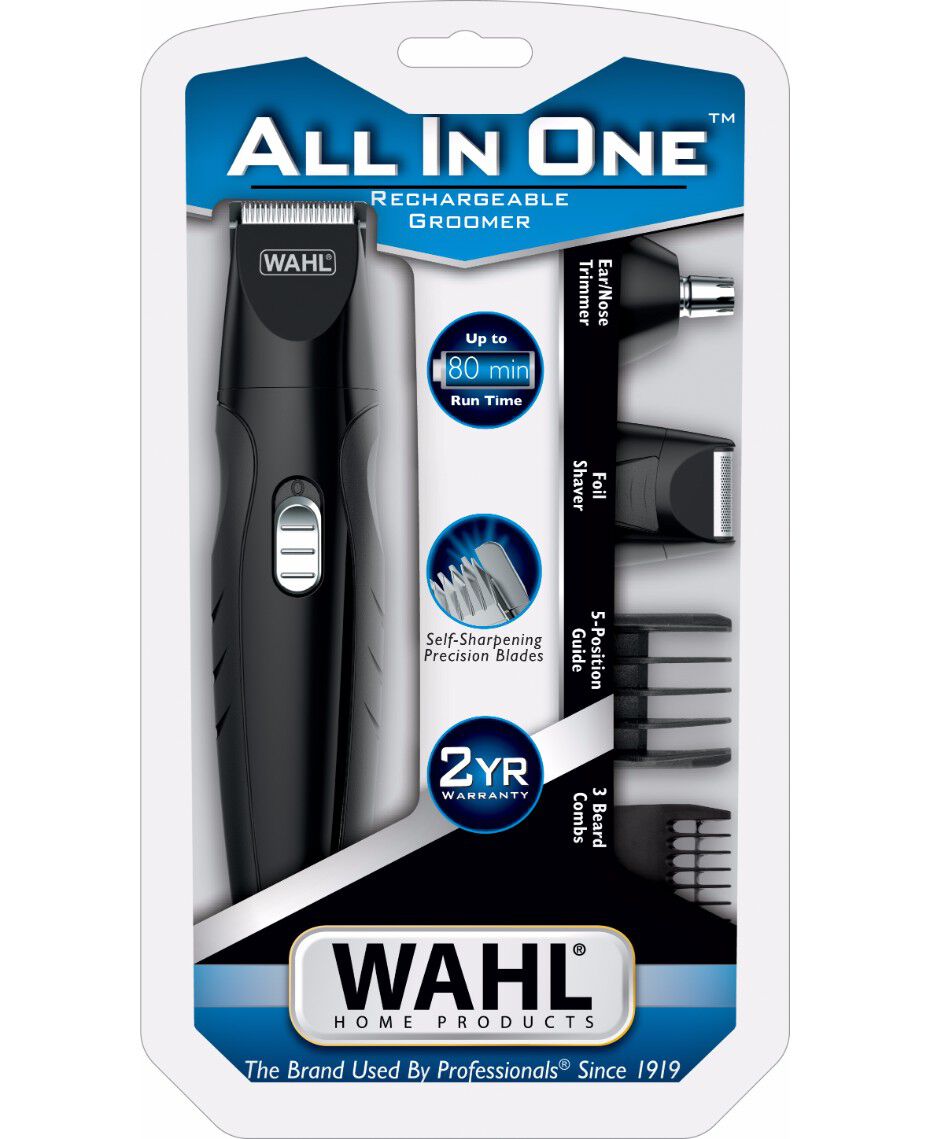 wahl all in one rechargeable groomer styling kit