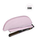 gold professional hair straightener in pink sorbet - limited edition