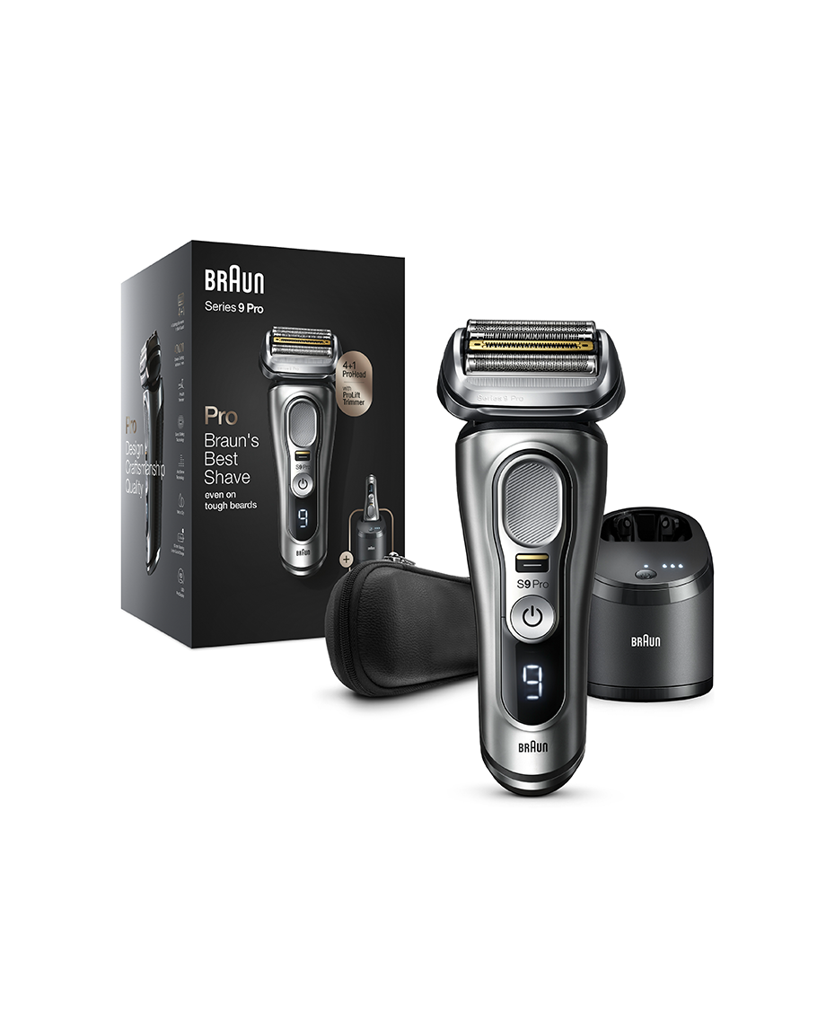 Braun Series 9 Pro Wet & Dry Electric Shaver with SmartCare Centre, Use on 1, 3 and 7 Day Beard | Shaver Shop
