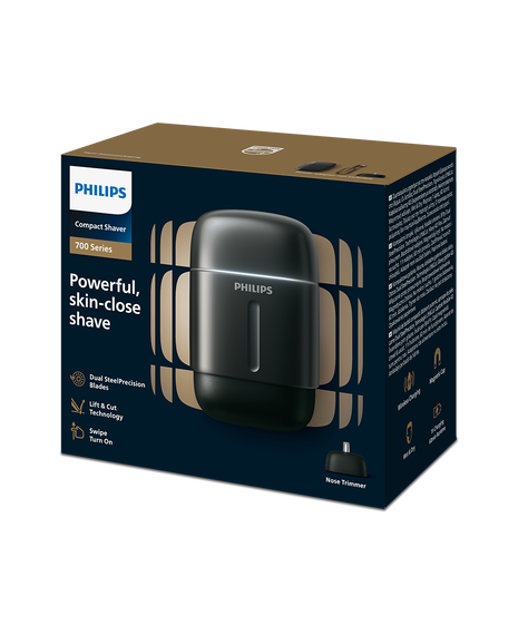 Series 700 Compact Electric Shaver - Charcoal