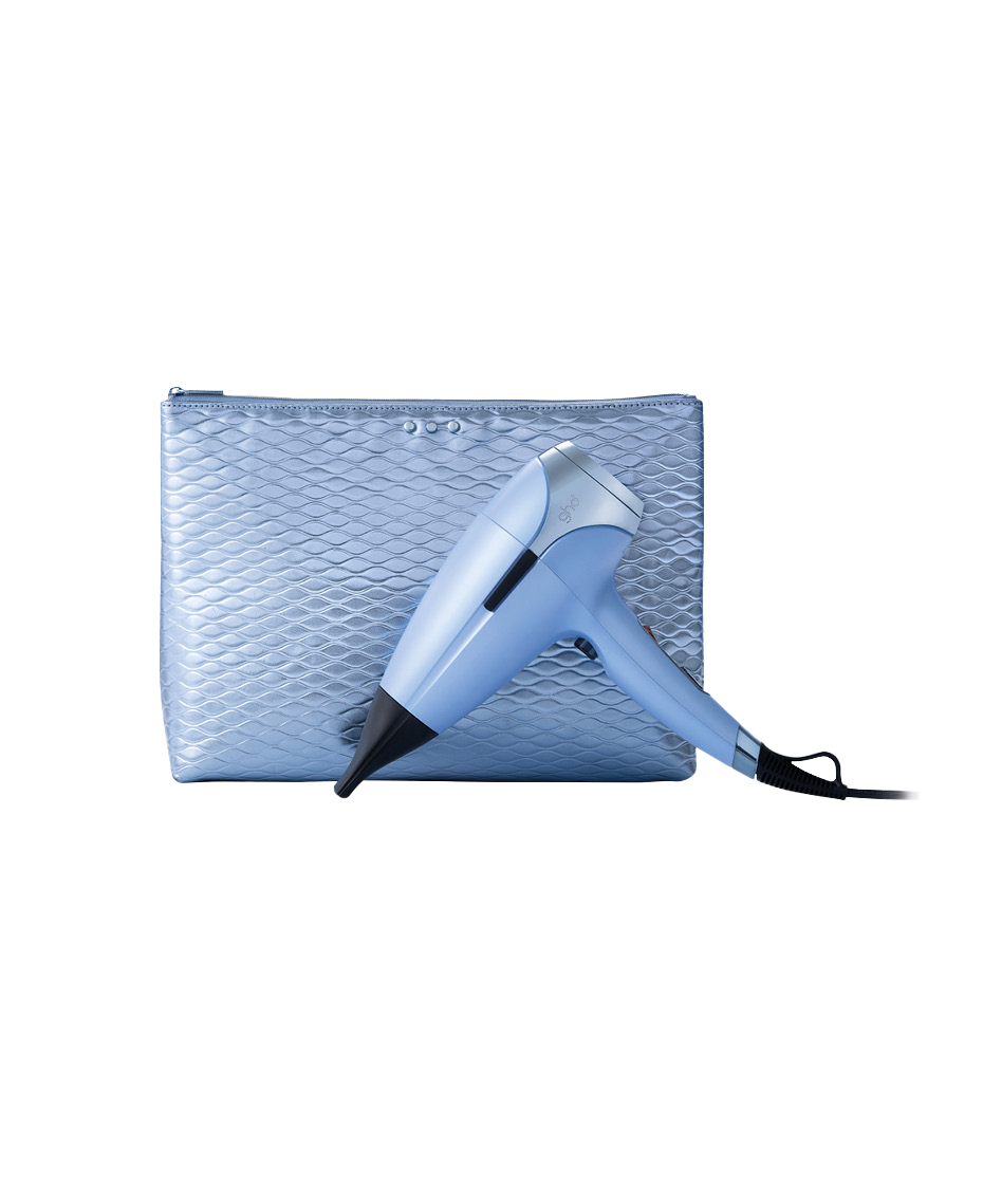 ghd® helios® professional hair dryer in icy blue limited