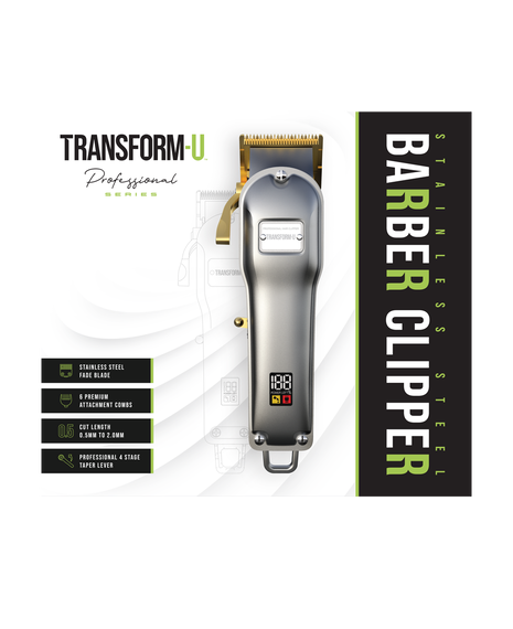 Stainless Steel Barber Hair Clipper