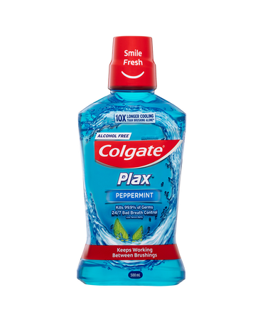 Plax Peppermint Mouthwash - 500mL