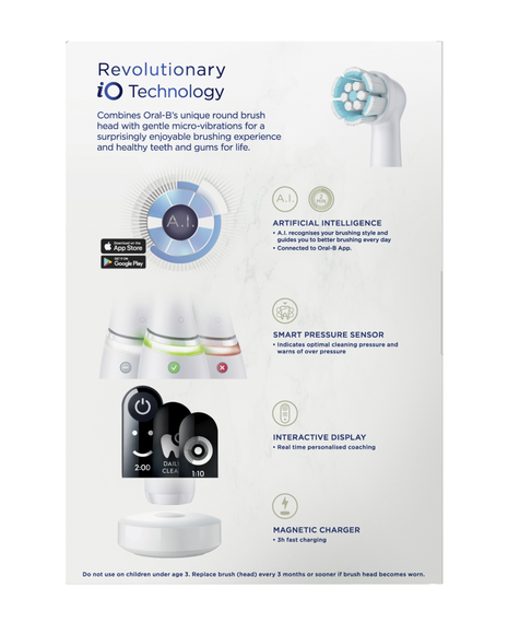 iO7 Electric Toothbrush - White