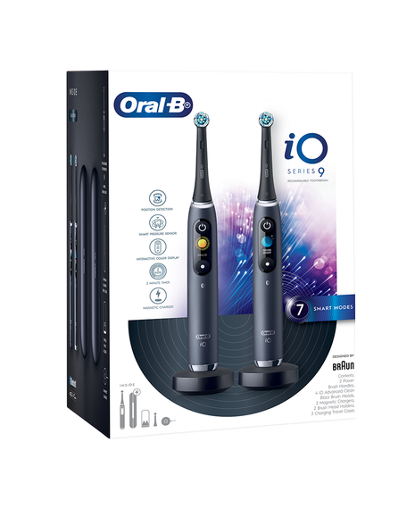 iO9 Dual Handle Electric Toothbrush Pack