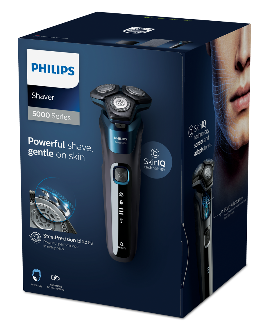 Philips Series 5000 SkinIQ Shaver with Quick Clean Pod Shaver Shop