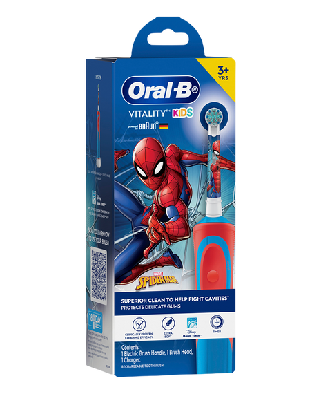 Kids Vitality Marvel Spider-Man Electric Toothbrush