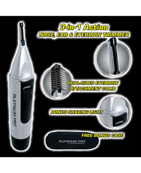 Platinum Pro Nose, Ear & Eyebrow Trimmer