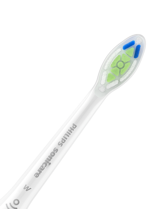 Sonicare W2 Optimal White Brush Head Refills 6 Pack - White