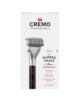 Barber Grade Tortoise Handle Razor with Blade Refills 2 Pack