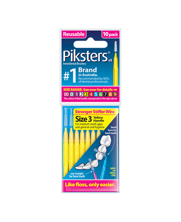 Interdental Brushes 10 Pack - Size 3