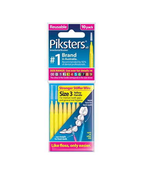 Interdental Brushes 10 Pack - Size 3