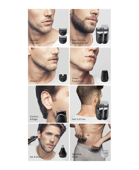 Series 5 9-in-1 All-in-One Waterproof Style Grooming Kit