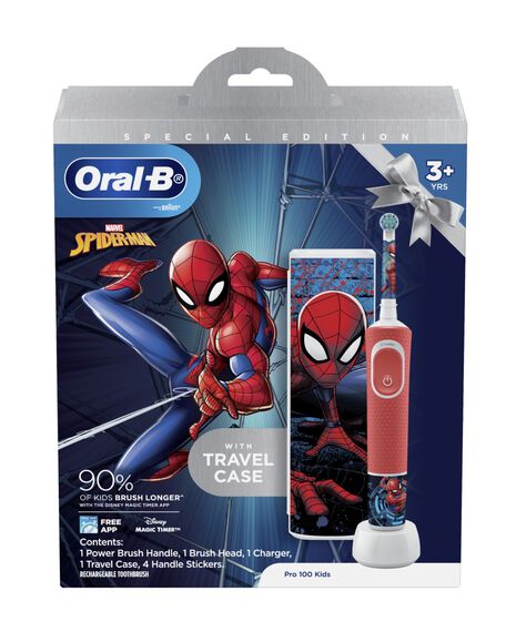 Kids Pro 100 Marvel Spider-Man Electric Toothbrush