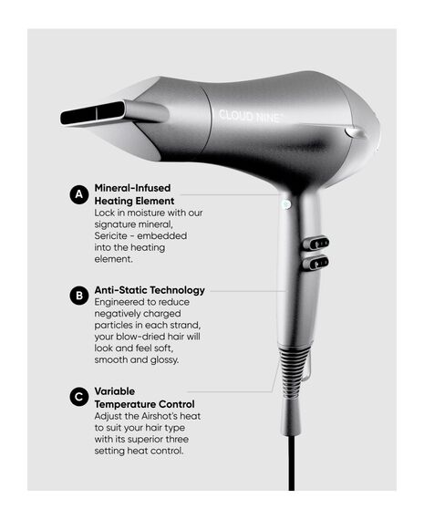 The Airshot Hair Dryer - The Starlight Collection