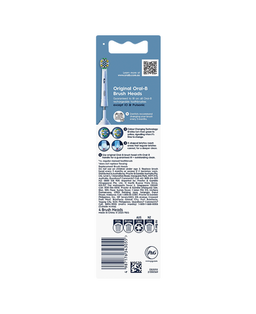 Floss Action Deep Clean Brush Head Refills 4 Pack