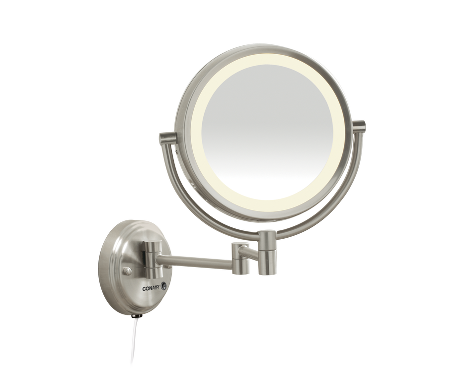 Wall Mounted Led Beauty Mirror, Wall Mounted Shaving Mirror With Light