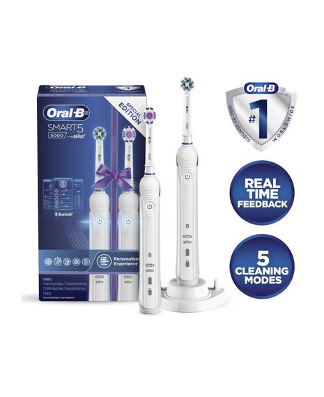 Smart 5000 Electric Toothbrush with 2 Handles