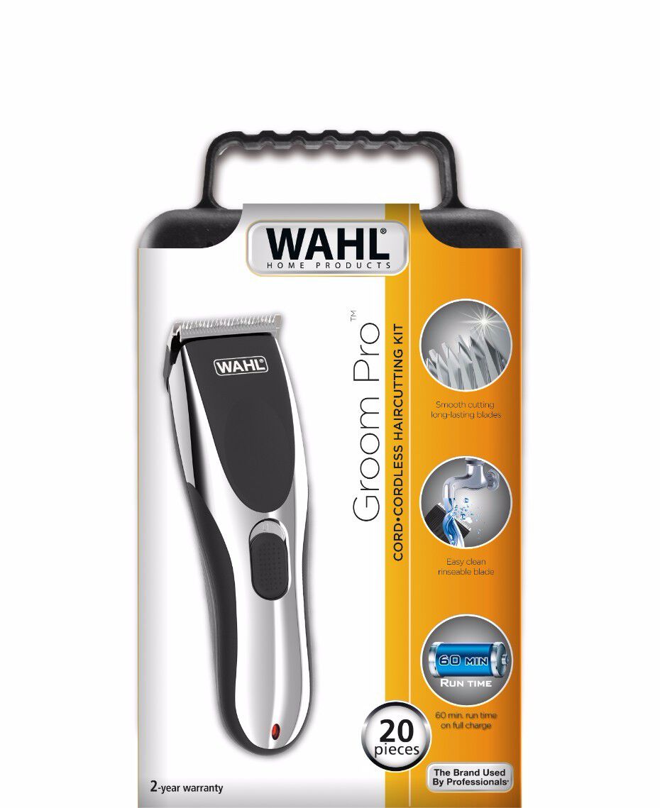 Wahl Cordless Groom Pro Hair Clipper Shaver Shop