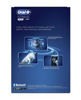 Genius 9000 Electric Toothbrush with 3 Replacement Heads & Smart Travel Case, White
