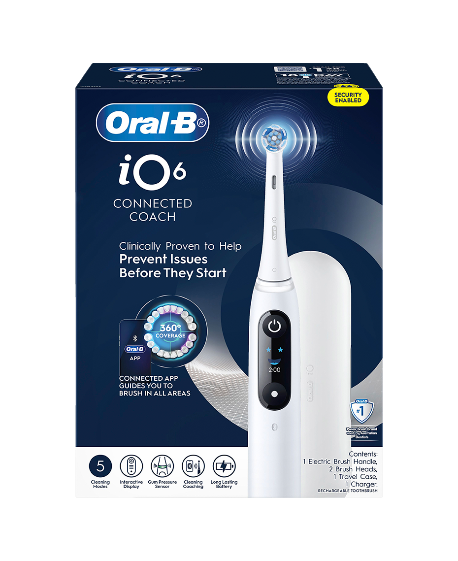 Oral-B | iO6 Electric Toothbrush - White | Shaver Shop