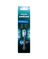 Sonicare C3 Premium Plaque Defence Brush Head Refills 4 Pack - Black