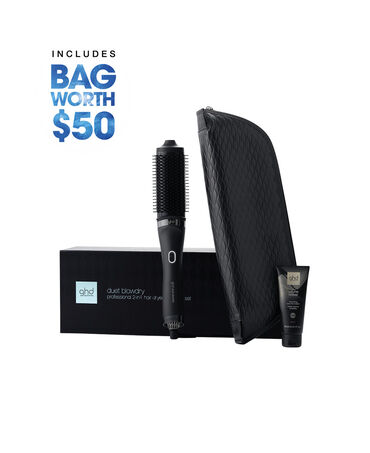 duet blowdry 2 in 1 hair dryer brush gift set - limited edition