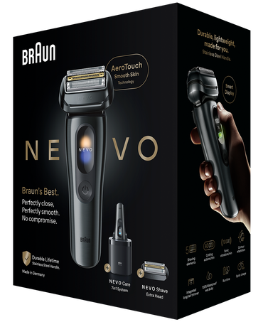 NEVO Wet & Dry Electric Shaver with 7-in-1 Care System & Extra Shaver Head