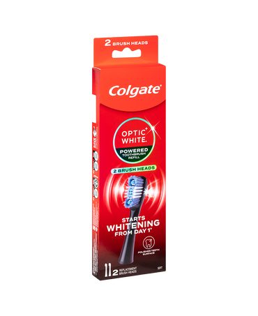 Optic White Powered Brush Head Refills 2 Pack