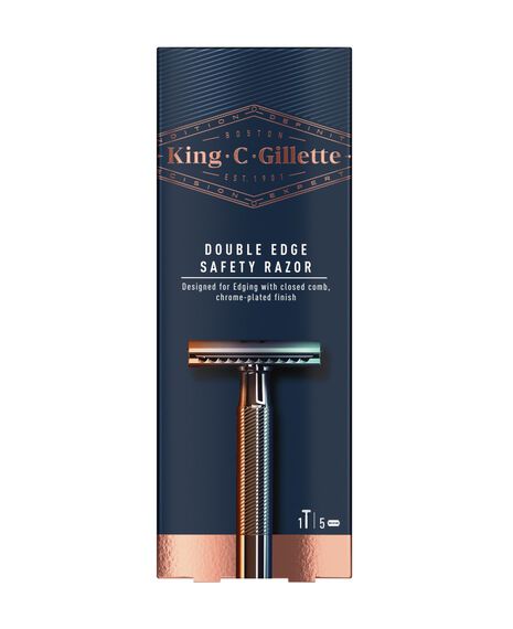 Double Edge Safety Razor & 5 Razor Blades