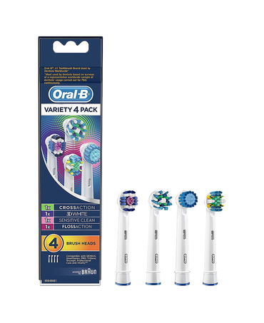 Variety Brush Head Refills 4 Pack