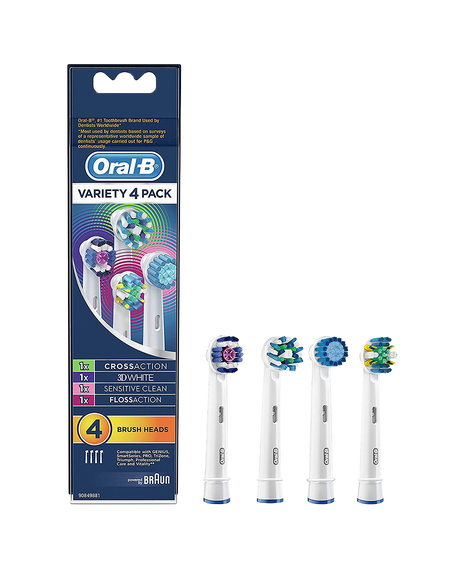 Variety Brush Head Refills 4 Pack