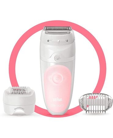 Silk-épil 5 Epilator with 3 extras and pouch
