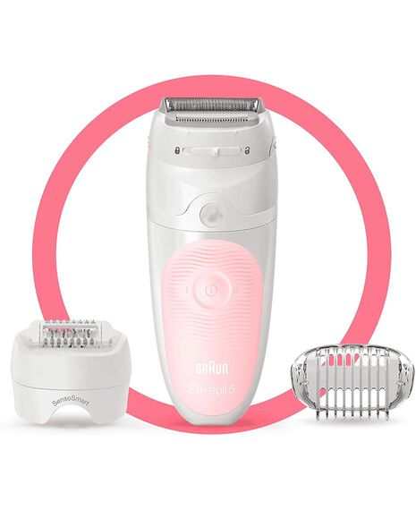 Silk-épil 5 Epilator with 3 extras and pouch