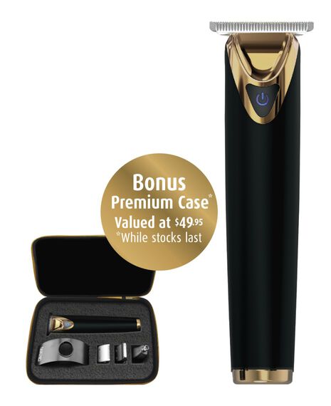 Stainless Steel Superior Performance Lithium Ion Plus Gold Beard Trimmer