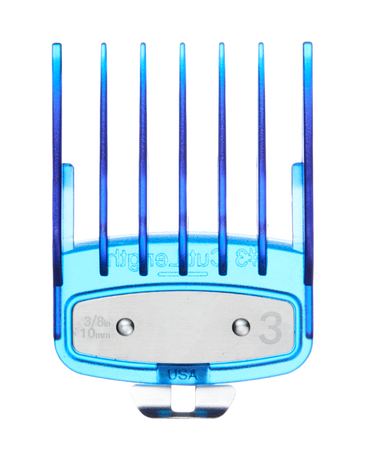 Hair Clipper Guide Comb #3 - 10MM - Blue