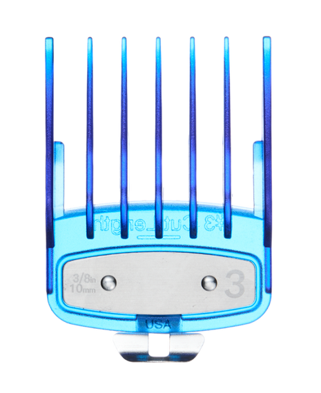 Hair Clipper Guide Comb #3 - 10MM - Blue