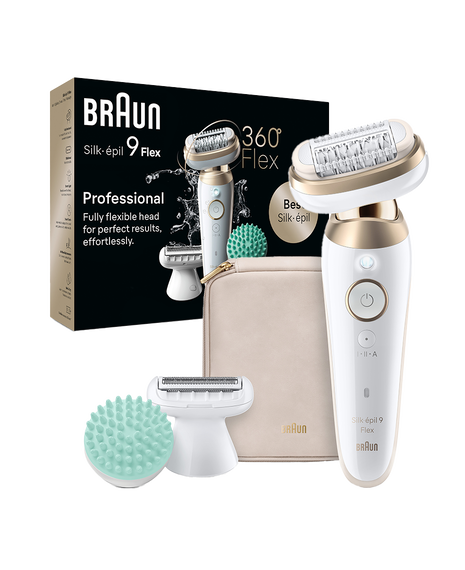 Silk-épil 9 360 Flex 3D Epilator with 5 Extras