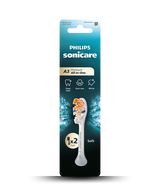 Sonicare A3 Premium All-in-One Brush Head Refills 2 Pack - White