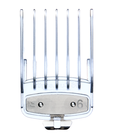 Hair Clipper Guide Comb #6 - 19MM - White