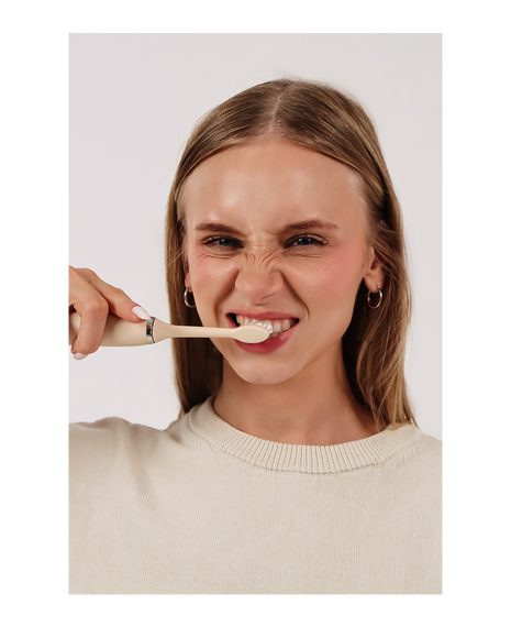 LED Whitening Sonic Electric Toothbrush - Sand