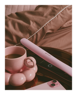 gold professional hair straightener in pink sorbet - limited edition