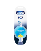 iO Advanced Clean Brush Head Refills 4 Pack - White