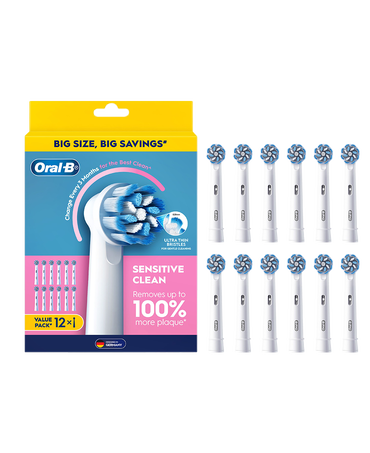 Sensitive Clean Brush Head Refills 12 Pack