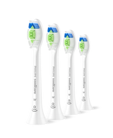 Sonicare W2 Optimal White Brush Head Refills 4 Pack - White