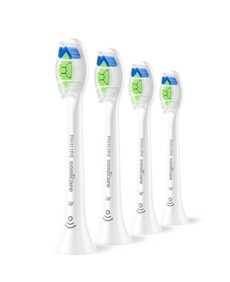 Sonicare W2 Optimal White Brush Head Refills 4 Pack - White