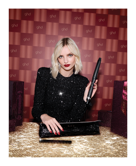 chronos curve conical wand hair curler gift set - limited edition