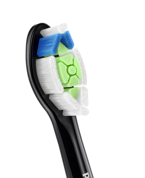 Sonicare W2 Optimal White Replacement Head Refills 6 Pack - Black