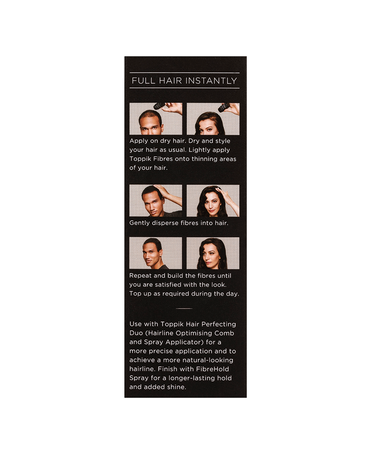 Black Hair Building Fibres - 27.5g